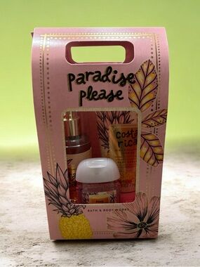 Bath & Body Works Pink Paradise Please Gift Set